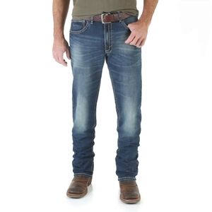 51) WRANGLER 20 Vintage Boot Cut Jeans 36x36 Wave 🌊 Embroidery